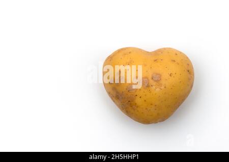 Patata a forma di cuore, Baden-Wuerttemberg, Germania Foto Stock