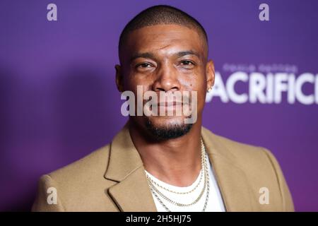 West Hollywood, Stati Uniti. 9 novembre 2021. WEST HOLLYWOOD, LOS ANGELES, CALIFORNIA, Stati Uniti d'America - NOVEMBRE 09: L'attore Juan Antonio arriva al Los Angeles Special Screening of Paula Patton's BET Original 'Safrice' tenuto al West Hollywood EDITION Hotel il 9 Novembre 2021 a West Hollywood, Los Angeles, California, Stati Uniti. (Foto di Xavier Collin/Image Press Agency/Sipa USA) Credit: Sipa USA/Alamy Live News Foto Stock