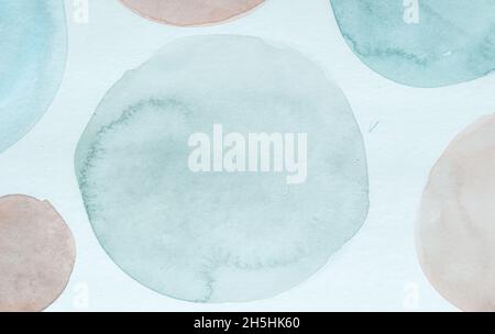 Textile Blue Scribble Circle. Illustrazione radiale decorativa. Colore Aquarelle Confetti. Happy Card Design. Superficie di incisione. Sfondo tondo teale. Oppure Foto Stock