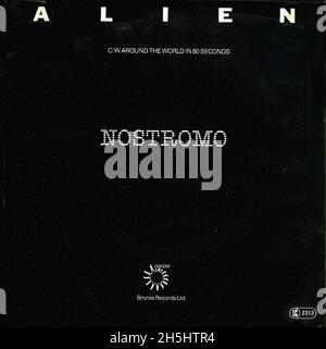 Copertina singola vintage - Alien - Nostromo - D - 1979 02 Foto Stock