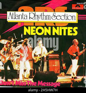 Copertina singola vintage - Atlanta Rhythm Section - Neon Nites - D - 1976 Foto Stock