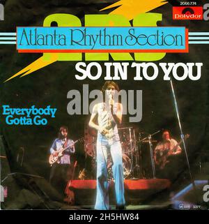 Copertina singola vintage - Atlanta Rhythm Section - così dentro a te - D - 1976 Foto Stock