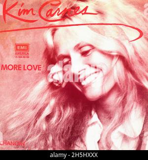 Copertina singola vintage - Carnes, Kim - More Love - NL - 1980 02 Foto Stock