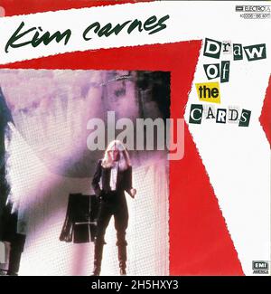 Copertina singola vintage - Carnes, Kim - pareggio delle carte - D - 1981 Foto Stock