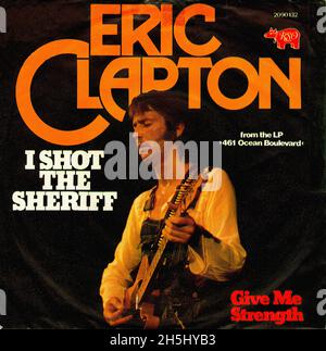 Copertina singola vintage - Clapton, Eric - 2 - i Shot the Sheriff - D - 1974 02 Foto Stock
