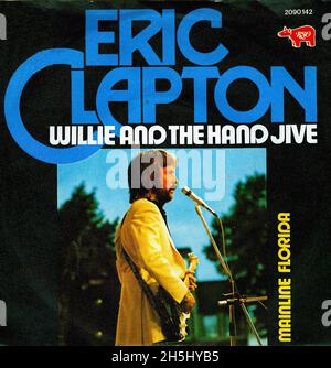 Copertina singola vintage - Clapton, Eric - 3 - Willie e la mano Jive - D - 1974 02 Foto Stock