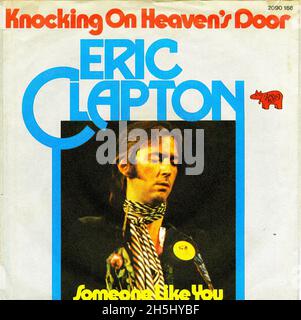 Copertina singola vintage - Clapton, Eric - 4 - bussare alla porta del Cielo - D - 1975 Foto Stock