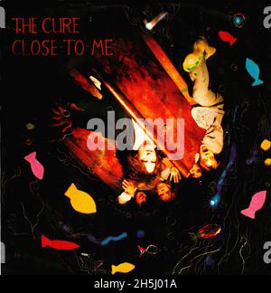 Copertina singola vintage - Cure, The - Close To Me - D - 1985 02 Foto Stock