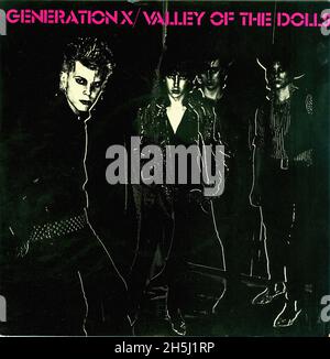 Copertina singola vintage - Generation X - Valley of the Dolls - UK - 1979 02 Foto Stock