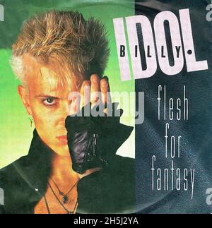 Copertina singola vintage - Idol, Billy - Flash for Fantasy - D - 1983 02 Foto Stock