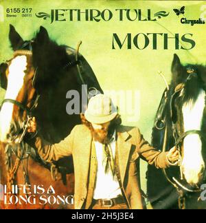 Copertina singola vintage - Jethro Tull - Moths - D - 1978 Foto Stock