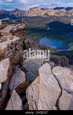 Bald Mountain - Mirror Lake - Uinta Mountains - Kamas, Utah Foto Stock