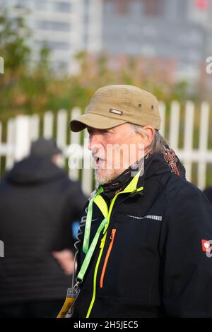 TEMPESTA meccanica visiva a govan 10/11/21 cop26 Foto Stock