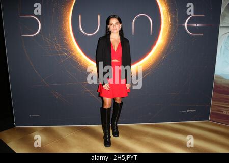 10 novembre 2021: TAL HYMANS partecipa alla Sydney Premiere of 'Dune' all'evento Cinemas George Street il 10 novembre 2021 a Sydney, NSW Australia (Credit Image: © Christopher Khoury/Australian Press Agency via ZUMA Wire) Foto Stock