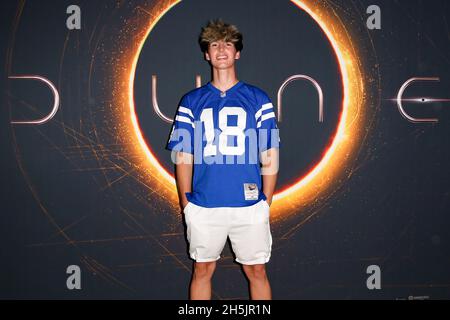 10 novembre 2021: FONZIE GOMEZ partecipa alla Sydney Premiere of 'Dune' all'evento Cinemas George Street il 10 novembre 2021 a Sydney, NSW Australia (Credit Image: © Christopher Khoury/Australian Press Agency via ZUMA Wire) Foto Stock