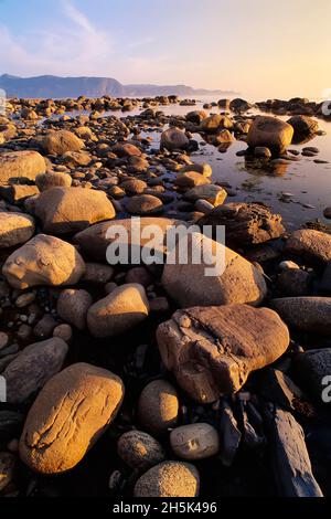 Vicino a Bakers Brook Parco Nazionale Gros Morne Terranova e Labrador, Canada Foto Stock