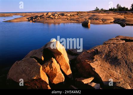 Head Island trenta mila isole Georgian Bay, Ontario, Canada Foto Stock