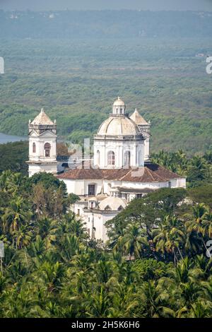 Chiesa di San Cajetan a Velha Goa; Old Goa, Goa, India Foto Stock