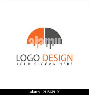 Illustrazione del design vettoriale del logo aziendale Illustrazione Vettoriale