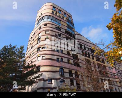 Waldspirale (Darmstadt, Assia, Repubblica federale di Germania) Foto Stock