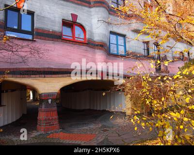 Waldspirale (Darmstadt, Assia, Repubblica federale di Germania) Foto Stock