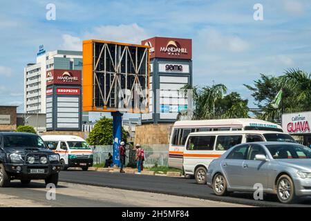 La Great East Road. Lusaka, Zambia Foto Stock
