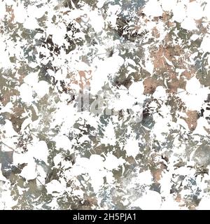 Design di superficie astratta trasparente neutro e bianco grungo classico per la stampa. Foto Stock