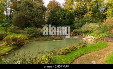 Giardini Sezincote in autunno Foto Stock