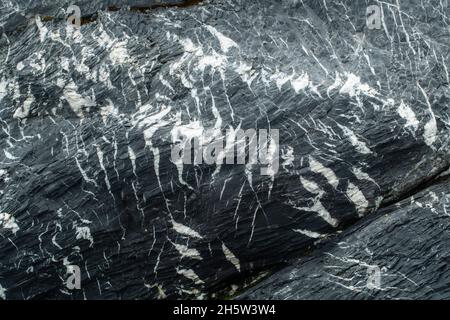 Motivi di roccia (quarzo e granito), St. Lunaire-Griquet, Terranova e Labrador NL, Canada Foto Stock