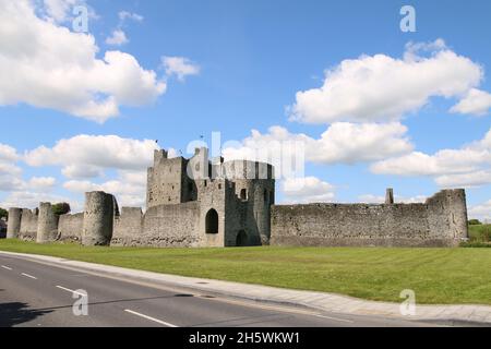 CO MEATH, IRLANDA - 11 giu 2015: The Trim Castle in Co. West Meath, Irlanda Foto Stock