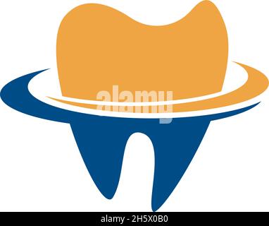 Logo dentale Template illustrazione vettoriale design icona Illustrazione Vettoriale