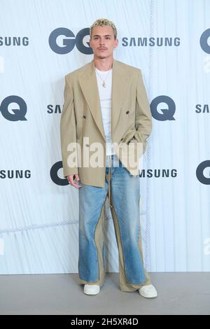 Madrid. Spagna. 20211111, Aron Piper partecipa alla 20esima edizione dei GQ Men of the Year Awards al Palace Hotel il 11 novembre 2021 a Madrid, Spagna Credit: MPG/Alamy Live News Foto Stock