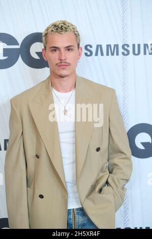 Madrid. Spagna. 20211111, Aron Piper partecipa alla 20esima edizione dei GQ Men of the Year Awards al Palace Hotel il 11 novembre 2021 a Madrid, Spagna Credit: MPG/Alamy Live News Foto Stock
