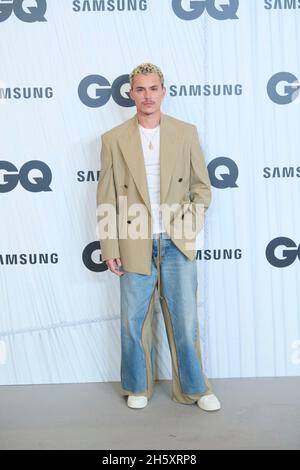 11 novembre 2021, Madrid, Madrid, Spagna: Aron Piper partecipa alla ventesima edizione del GQ Men of the Year Awards al Palace Hotel il 11 novembre 2021 a Madrid, Spagna (Credit Image: © Jack Abuin/ZUMA Press Wire) Foto Stock