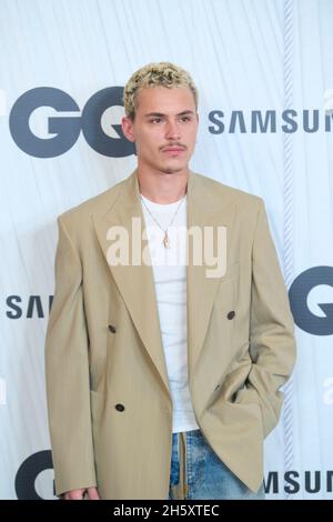11 novembre 2021, Madrid, Madrid, Spagna: Aron Piper partecipa alla ventesima edizione del GQ Men of the Year Awards al Palace Hotel il 11 novembre 2021 a Madrid, Spagna (Credit Image: © Jack Abuin/ZUMA Press Wire) Foto Stock