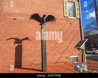 Sito storico nazionale di Edgar Allan PoE in Pennsylvania Foto Stock