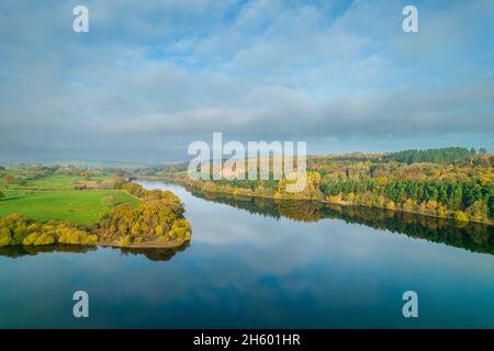 Swinsty e Fewston Reservoir nel North Yorkshire Foto Stock