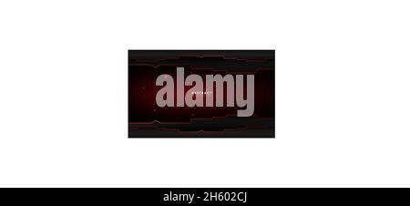 Sfondo della linea rossa univoco Illustrazione Vettoriale