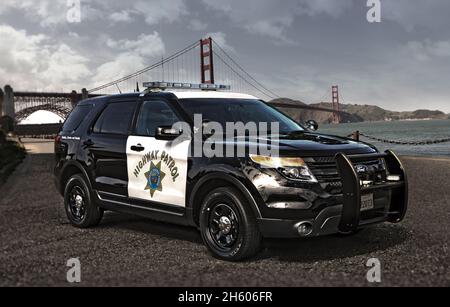 La Ford Police Interceptor Utility Vehicle sostituì la Ford Crown Victoria Police Interceptor nel 2013 ca. 22 marzo 2013 Foto Stock