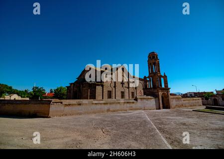 Chiesa di San Teodoro Trion. Chiesa di San Teodoro Trion a Derinkuyu Nevsehir Turchia. Derinkuyu città sotterranea in Cappadocia Foto Stock