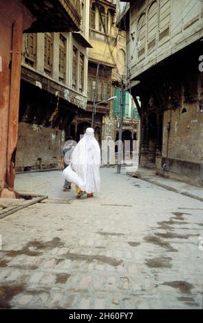 Peshawar, Città Vecchia, Provincia di frontiera Nord Ovest (NWFP), Pakistan Foto Stock