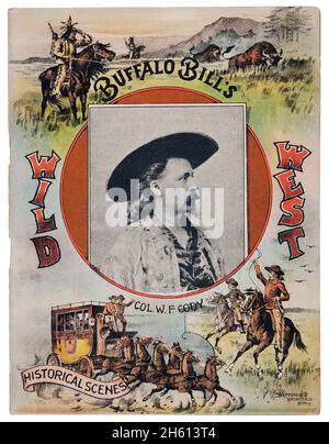 William F. 'Buffalo Bill' Cody's Wild West - Libro ufficiale dei souvenir del 1893 Foto Stock