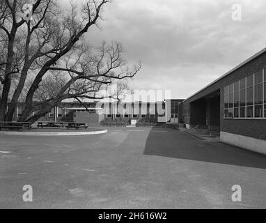 Becton Dickinson & Co., Rutherford, New Jersey; 1954 Foto Stock