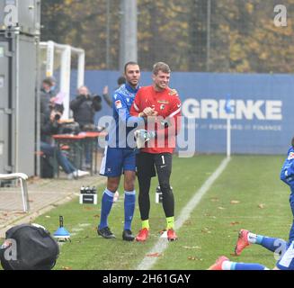 Zweitligist KSC-Testspiel vs Bundesligist SC freiburg, Karlsruher SC, friendly match, Karlsruhe Wildpark 11.November 2021 Foto Stock