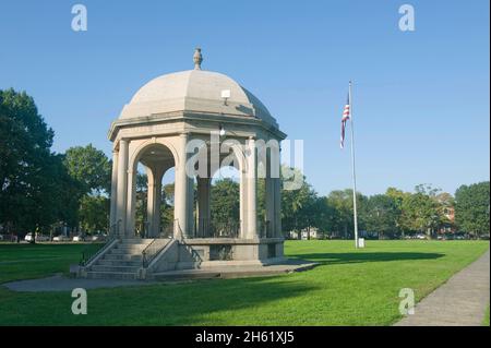 Il Pavillion su Salem Common a Salem Massachusetts USA Foto Stock