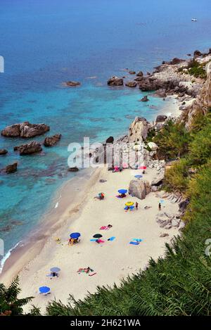 michelino beachTropea Calabria Italia Foto Stock