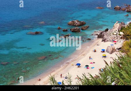 michelino beachTropea Calabria Italia Foto Stock