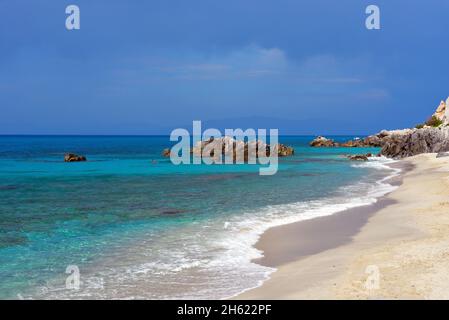 michelino beachTropea Calabria Italia Foto Stock