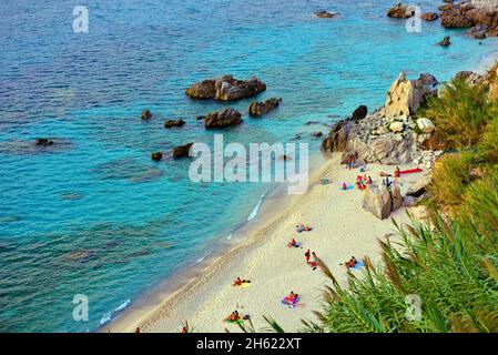 michelino beachTropea Calabria Italia Foto Stock