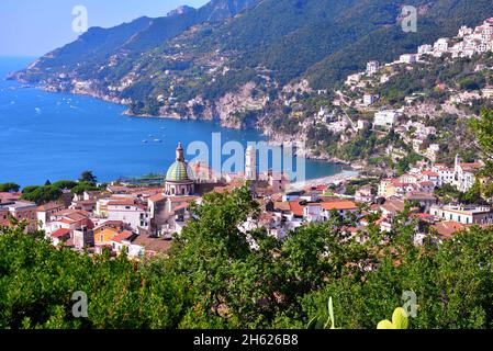 Costiera Amalfitana Vietri sul Mare Italia Foto Stock